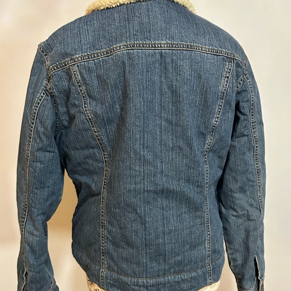 L.L. Bean Denim Sherpa-Lined Jacket - Picture 5 of 13